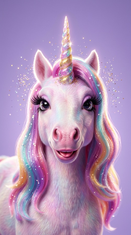 Colorful AI greeting card with personalized message