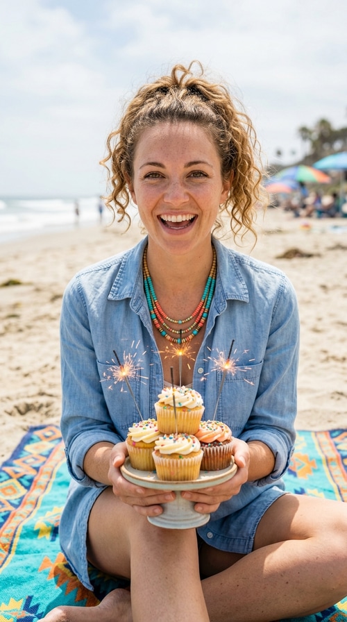 AI birthday card character