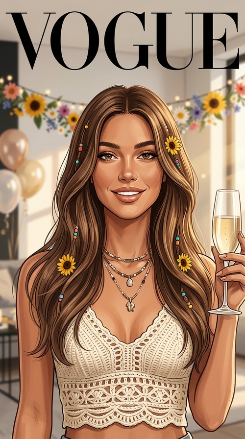 AI birthday card character