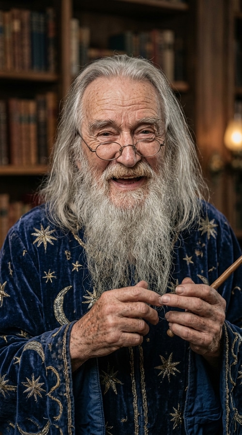 AI birthday card character