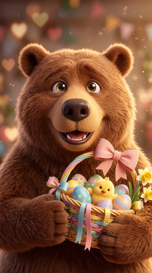 Heartfelt Basket Bear