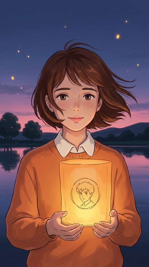 AI celebration of life card