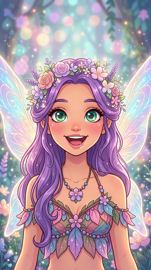 AI thank you card character