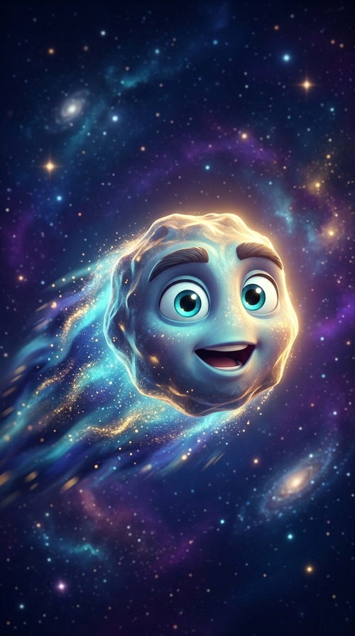 AI baptism card character