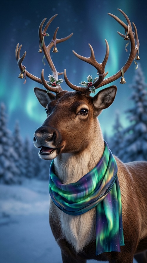 Aurora Reindeer