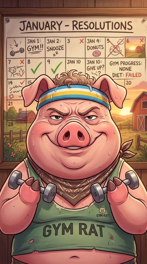 Sarcastic Resolution Pig
