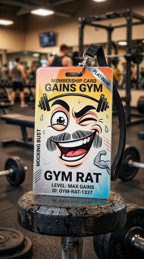 Mocking Gym Card